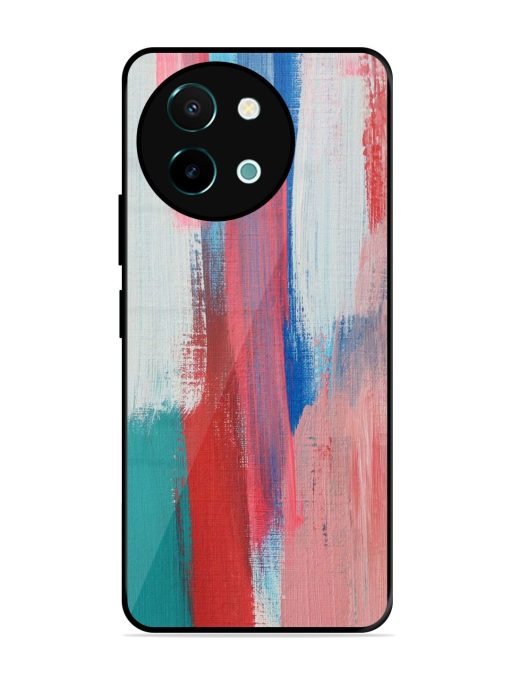 Colorful Chaos Glossy Soft Edge Case for Vivo Y38 (5G) Chachhi