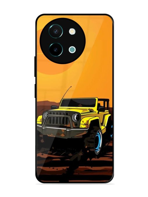 Sunset Cruise Glossy Soft Edge Case for Vivo Y38 (5G) Chachhi