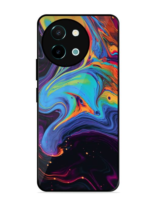 Liquid Dreamscape Glossy Soft Edge Case for Vivo Y38 (5G) Chachhi