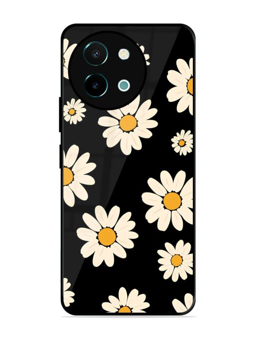 Daisies In The Night Glossy Soft Edge Case for Vivo Y38 (5G) Chachhi