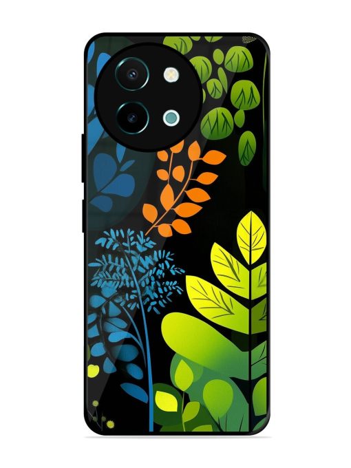 Midnight Garden Glossy Soft Edge Case for Vivo Y38 (5G) Chachhi