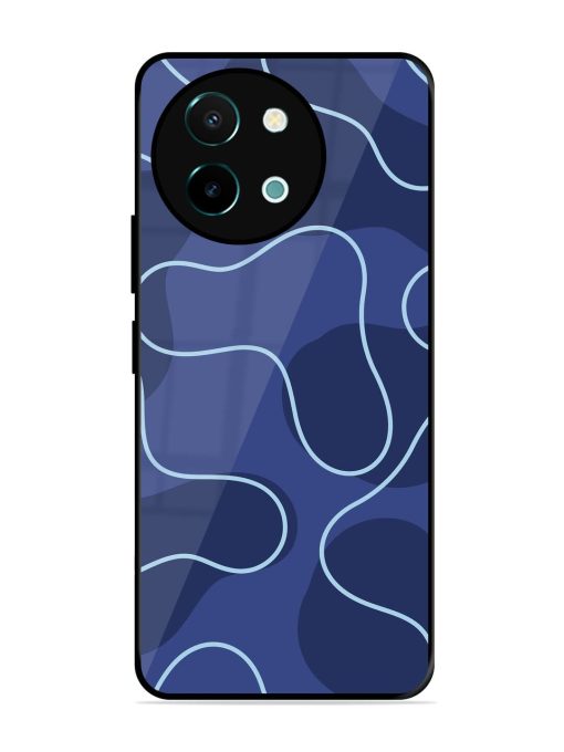 Midnight Maze Glossy Soft Edge Case for Vivo Y38 (5G) Chachhi