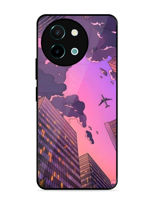 Urban Twilight Glossy Soft Edge Case for Vivo Y38 (5G) Chachhi