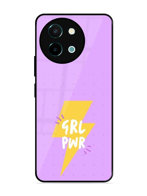 Girl Power Spark Glossy Soft Edge Case for Vivo Y38 (5G) Chachhi