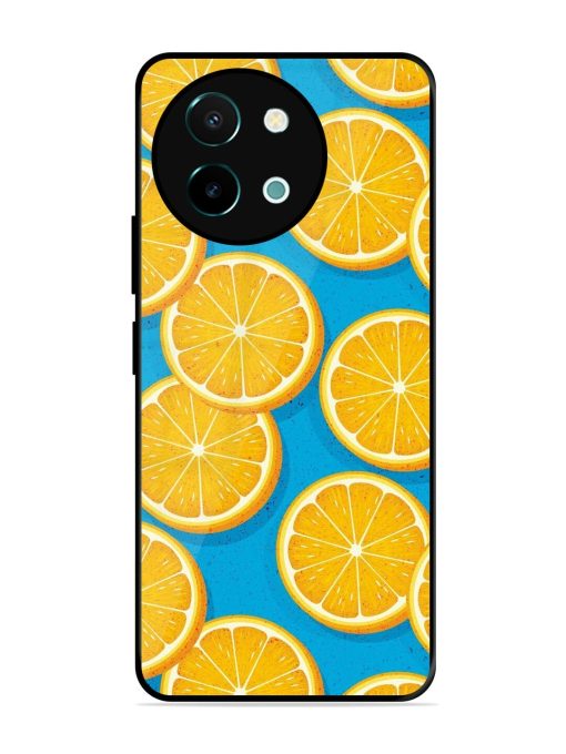 Citrus Symphony Glossy Soft Edge Case for Vivo Y38 (5G) Chachhi