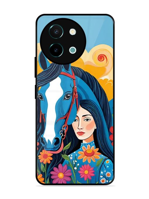 Equine Enchantment Glossy Soft Edge Case for Vivo Y38 (5G) Chachhi