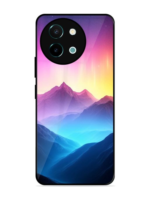 Cosmic Mountains Glossy Soft Edge Case for Vivo Y38 (5G) Chachhi