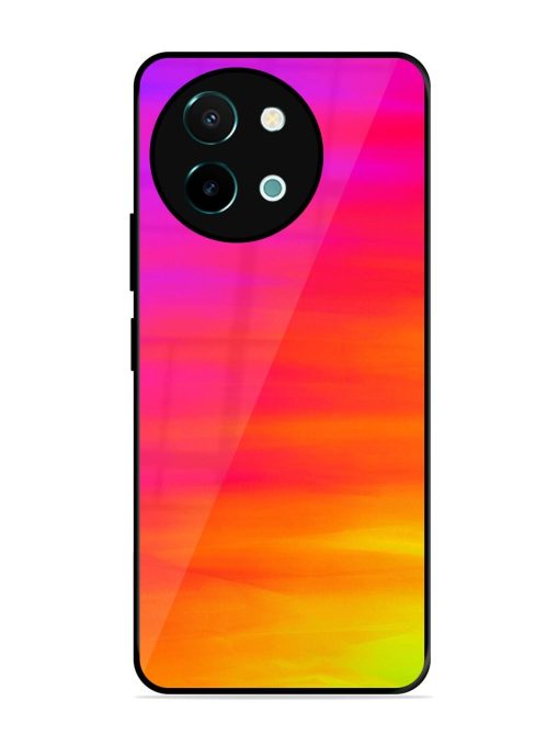 Neon Horizon Glossy Soft Edge Case for Vivo Y38 (5G) Chachhi