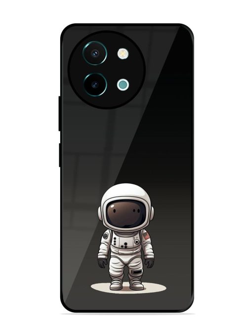 Neon Astronaut Glossy Soft Edge Case for Vivo Y38 (5G) Chachhi