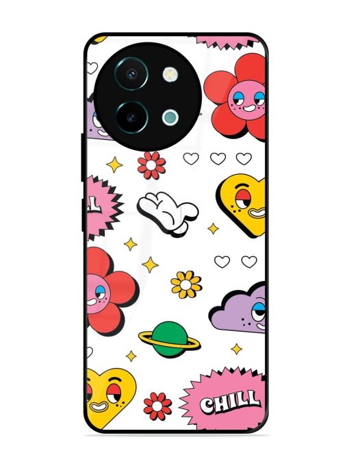 Whimsical Wonderland Glossy Soft Edge Case for Vivo Y38 (5G) Chachhi