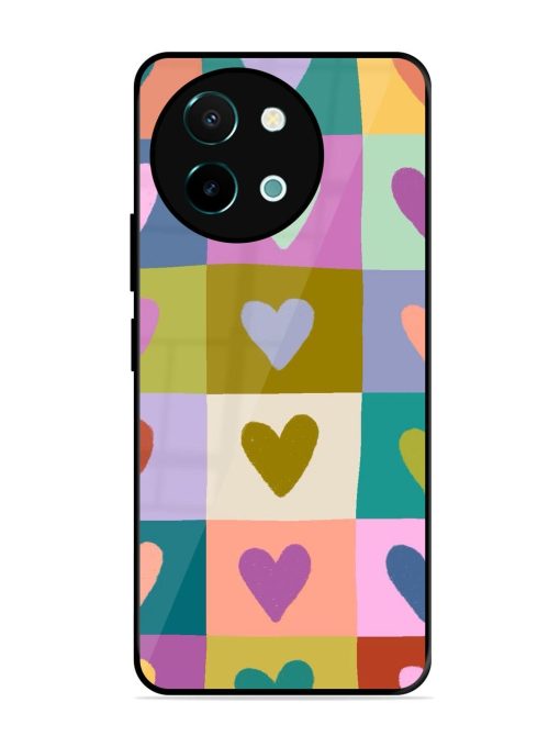 Box Of Hearts Glossy Soft Edge Case for Vivo Y38 (5G) Chachhi