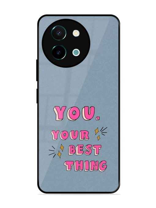 Self-Love Sparkles Glossy Soft Edge Case for Vivo Y38 (5G) Chachhi