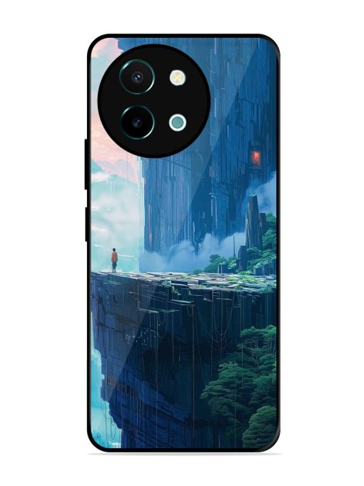 Solitude In The Sky Glossy Soft Edge Case for Vivo Y38 (5G) Chachhi