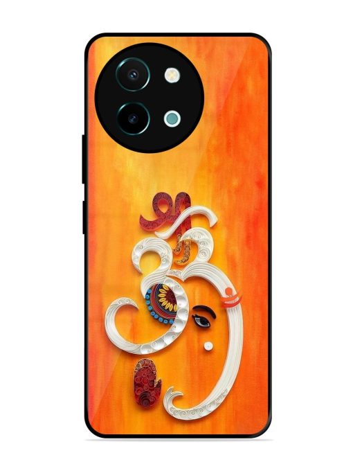 Ganesha In Quilling Art Glossy Soft Edge Case for Vivo Y38 (5G) Chachhi