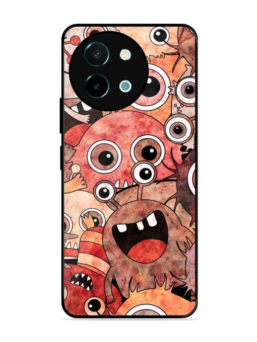 Monster Mash Glossy Soft Edge Case for Vivo Y38 (5G) Chachhi