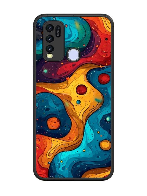 Cosmic Swirl Glossy Soft Edge Case for Vivo Y50 Chachhi