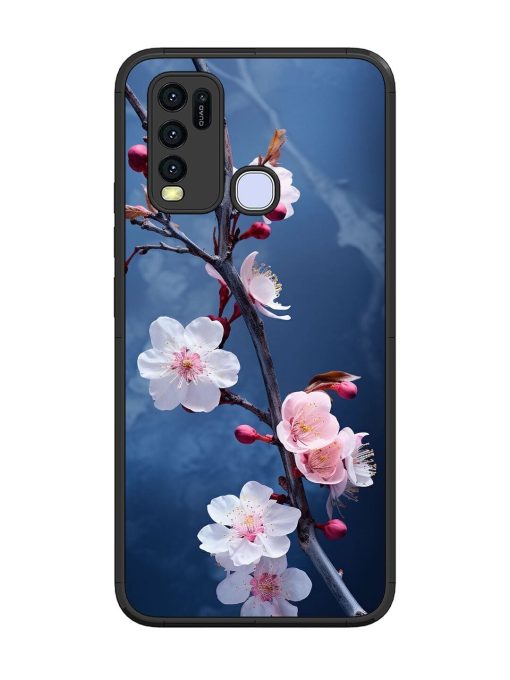 Delicate Blossoms Glossy Soft Edge Case for Vivo Y50 Chachhi