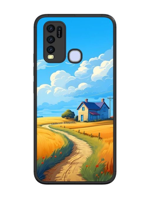 Countryside Cottage Glossy Soft Edge Case for Vivo Y50 Chachhi