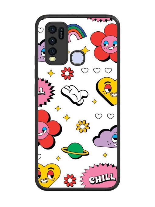 Whimsical Wonderland Glossy Soft Edge Case for Vivo Y50 Chachhi