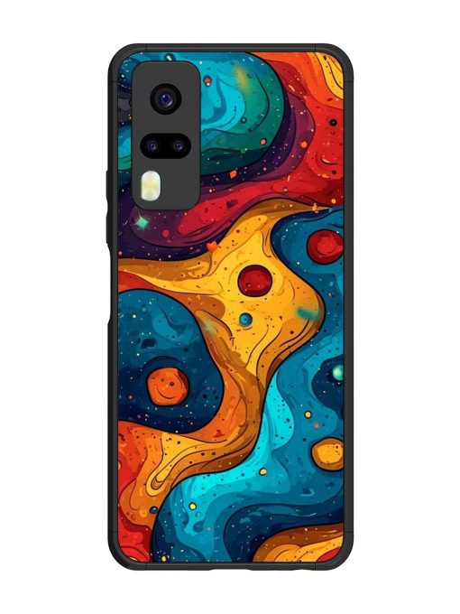 Cosmic Swirl Glossy Soft Edge Case for Vivo Y51 Chachhi