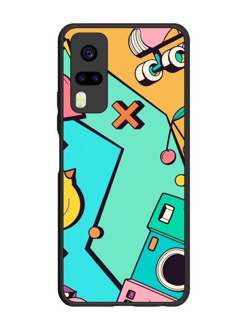 Retro Remix Glossy Soft Edge Case for Vivo Y51 Chachhi