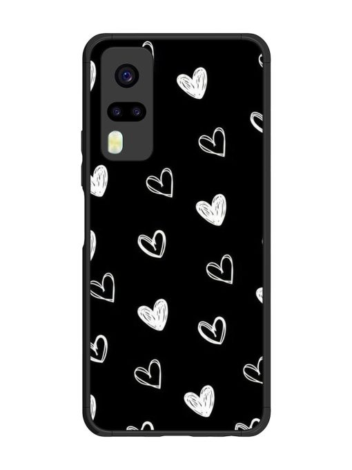 Scattered Hearts Glossy Soft Edge Case for Vivo Y51 Chachhi