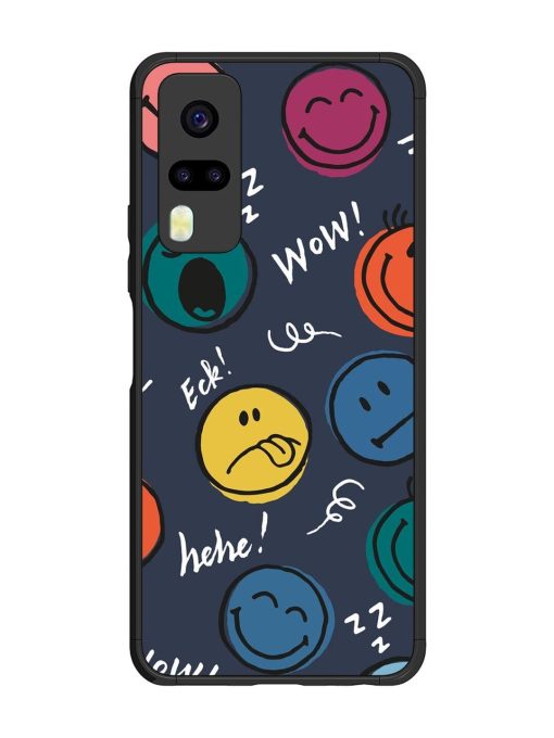 Emoticon Parade Glossy Soft Edge Case for Vivo Y51 Chachhi