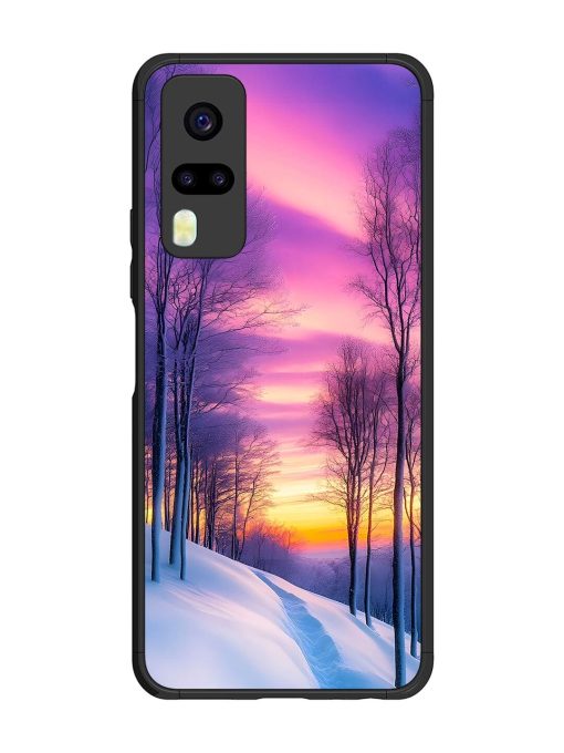 Winter'S Purple Haze Glossy Soft Edge Case for Vivo Y51 Chachhi