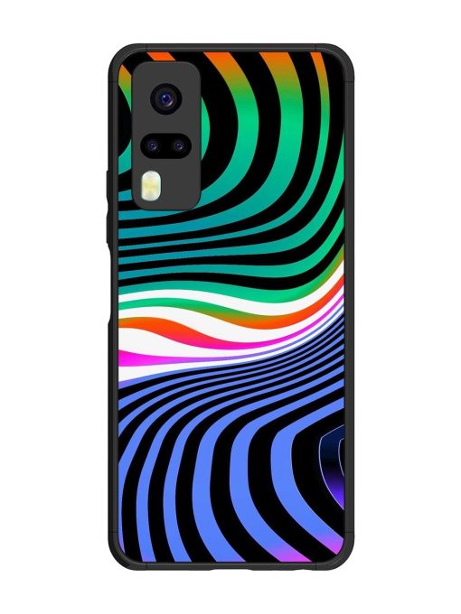 Psychedelic Waves Glossy Soft Edge Case for Vivo Y51 Chachhi