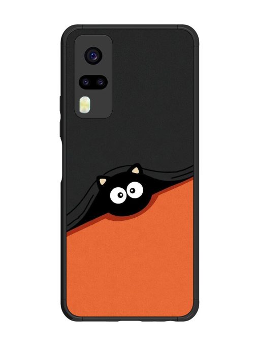 Peek-A-Boo Kitty Glossy Soft Edge Case for Vivo Y51 Chachhi