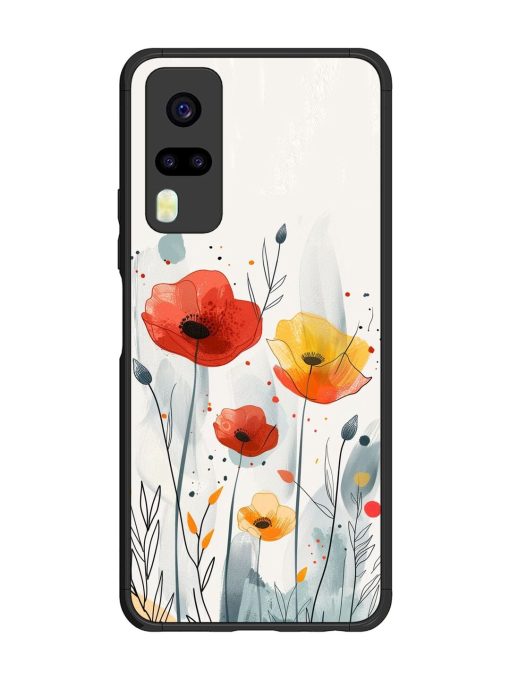 Poppy Fields Glossy Soft Edge Case for Vivo Y51 Chachhi