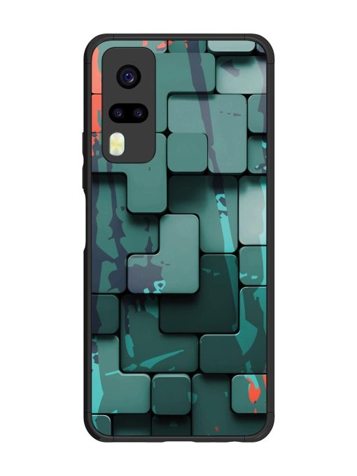 Abstract Geometric Mosaic Glossy Soft Edge Case for Vivo Y51 Chachhi