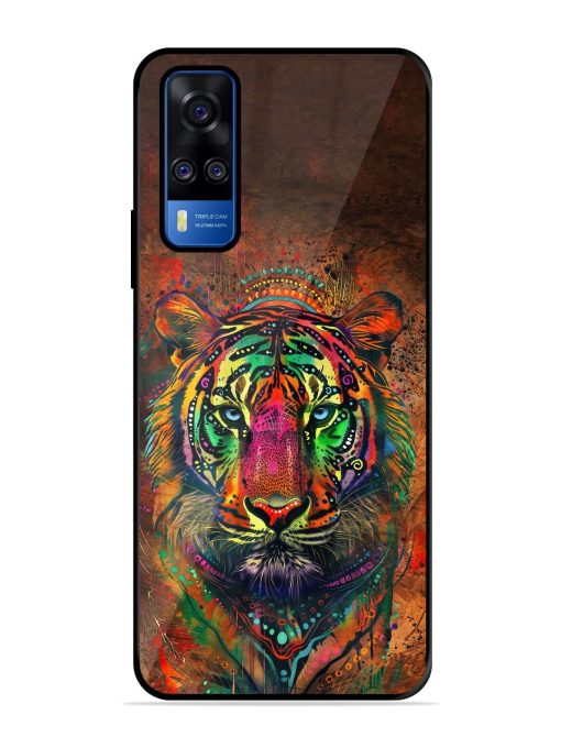 Cosmic Tiger Glossy Soft Edge Case for Vivo Y51A Chachhi