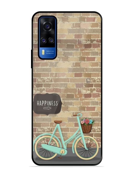 Pedaling Towards Happiness Glossy Soft Edge Case for Vivo Y51A Chachhi