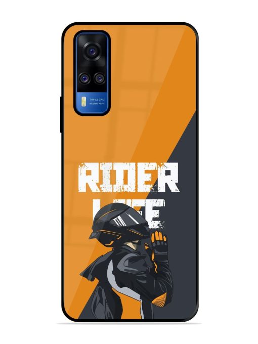 Ride Never Ends Glossy Soft Edge Case for Vivo Y51A Chachhi