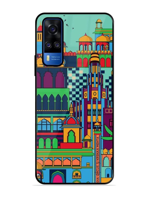 Indian Tapestry Glossy Soft Edge Case for Vivo Y51A Chachhi