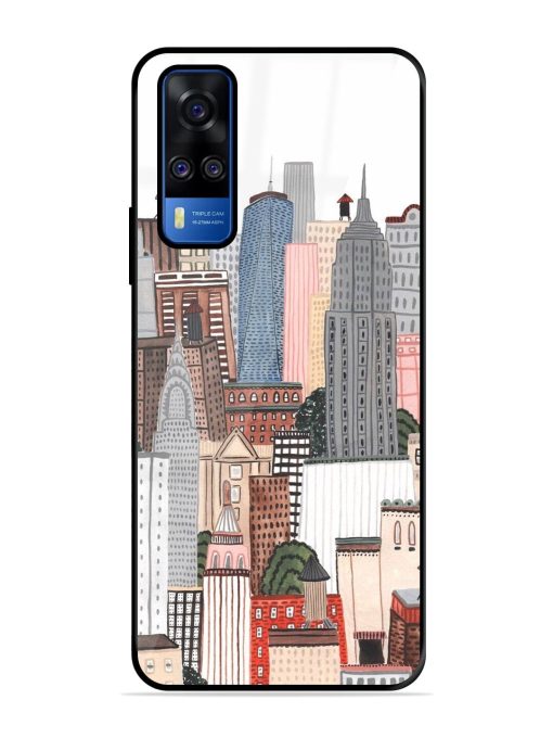 Cityscape Dreams Glossy Soft Edge Case for Vivo Y51A Chachhi