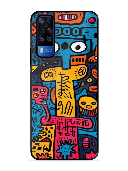 Doodletopia Glossy Soft Edge Case for Vivo Y51A Chachhi