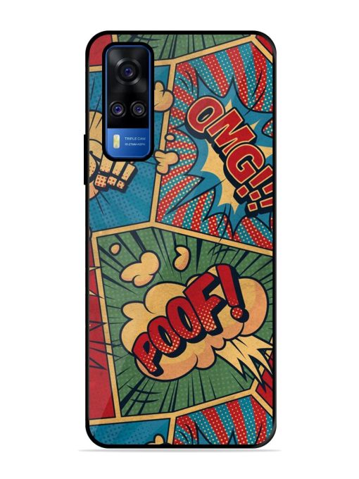 Comic Book Chaos Glossy Soft Edge Case for Vivo Y51A Chachhi