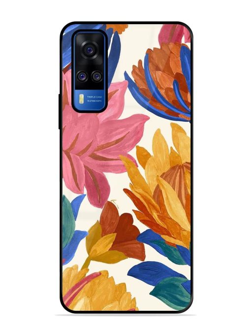 Blooming Tapestry Glossy Soft Edge Case for Vivo Y51A Chachhi