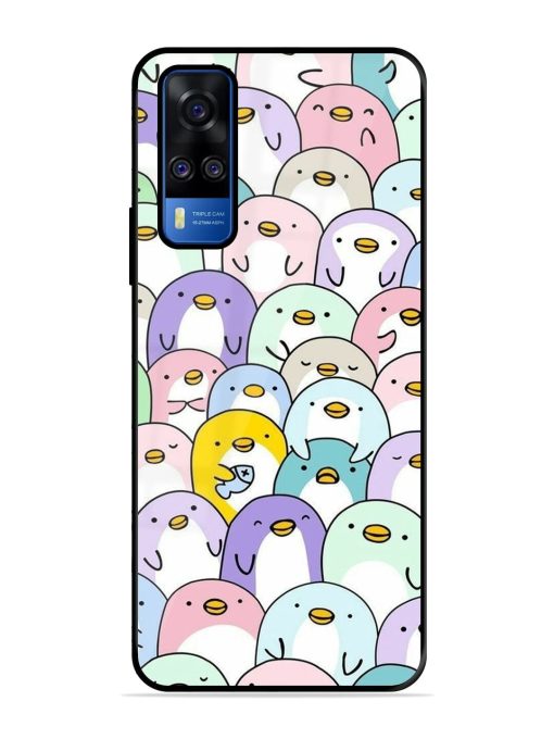 Penguin Party Glossy Soft Edge Case for Vivo Y51A Chachhi