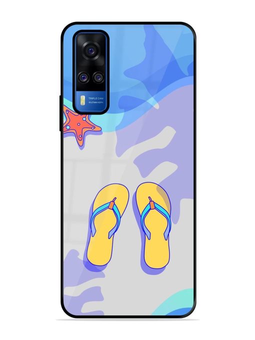 Sandy Toes And Salty Seas Glossy Soft Edge Case for Vivo Y51A Chachhi