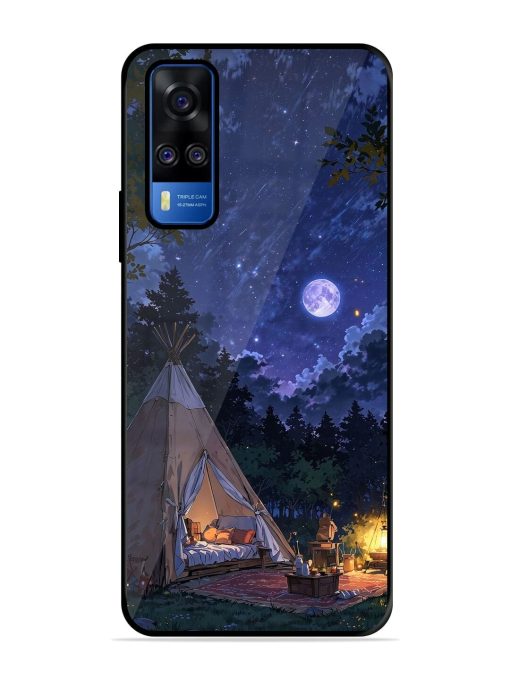 Moonlight Camping Glossy Soft Edge Case for Vivo Y51A Chachhi