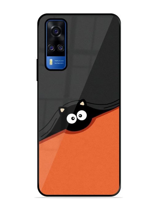 Peek-A-Boo Kitty Glossy Soft Edge Case for Vivo Y51A Chachhi