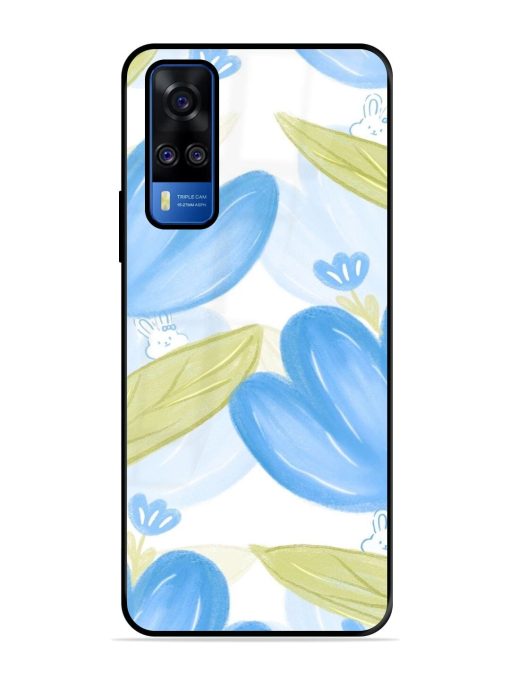 Bunny'S Blue Garden Glossy Soft Edge Case for Vivo Y51A Chachhi