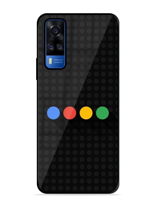 Google Dots Glossy Soft Edge Case for Vivo Y51A Chachhi