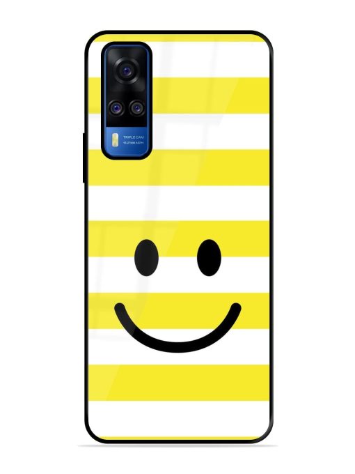 Smiling Stripes Glossy Soft Edge Case for Vivo Y51A