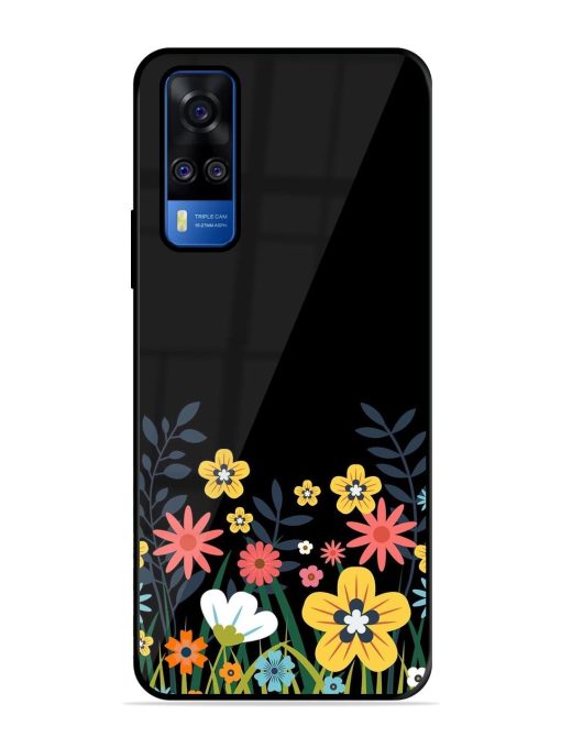 Floral Night Sky Glossy Soft Edge Case for Vivo Y51A Chachhi