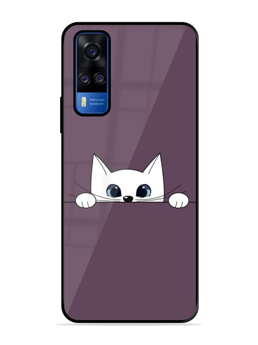 Peek-A-Boo Kitty Glossy Soft Edge Case for Vivo Y51A Chachhi