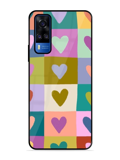 Box Of Hearts Glossy Soft Edge Case for Vivo Y51A Chachhi